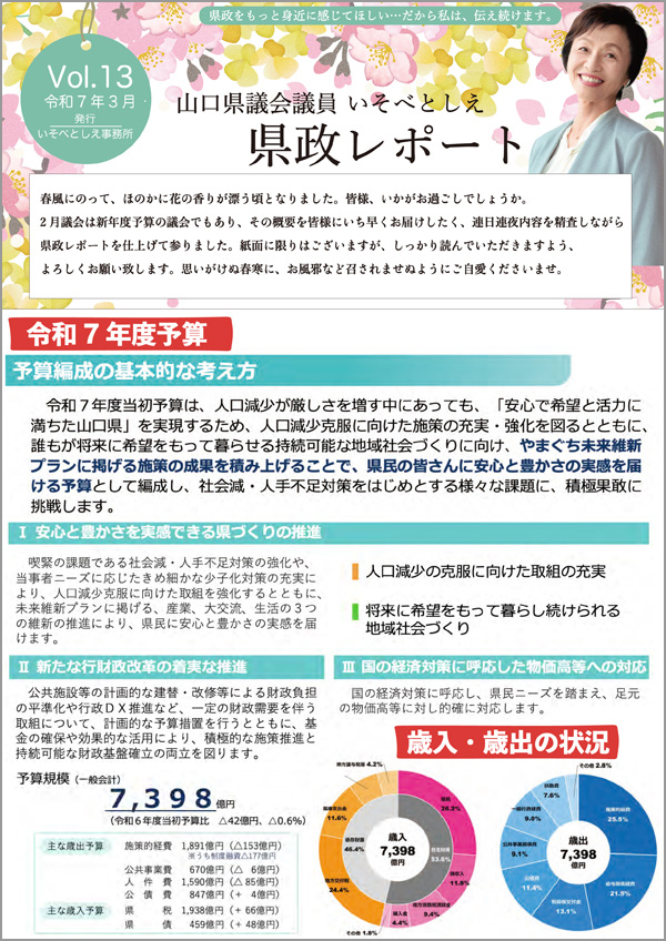 県政レポートvol.13